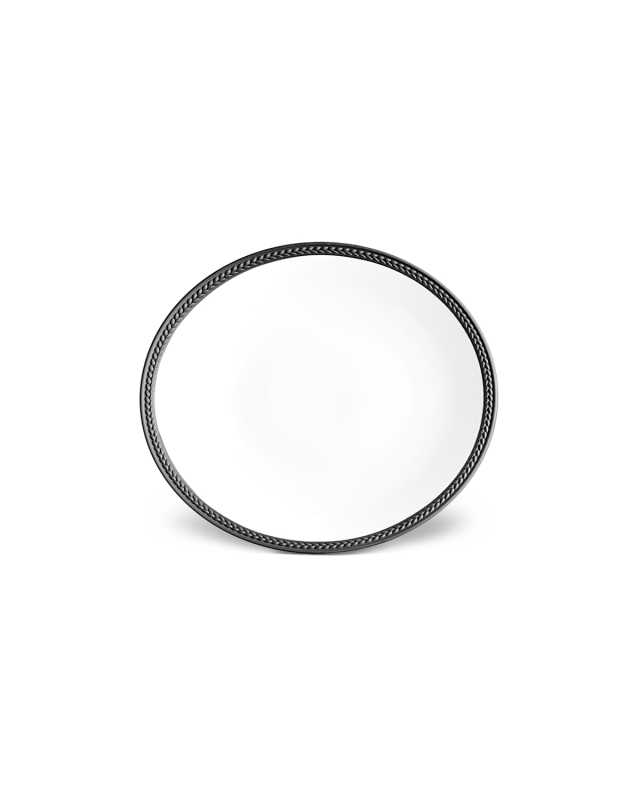 Soie Black Salad Plate